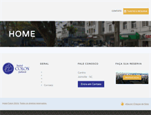 Tablet Screenshot of hotelcolon.com.br