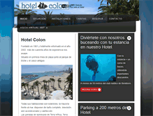 Tablet Screenshot of hotelcolon.net